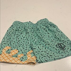 Baseball lifestyle 101 mint ice cream shorts